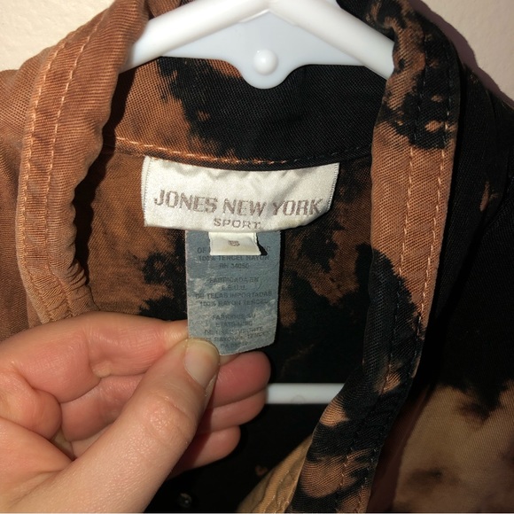 Vintage Reworked Bleached Maxi Shirtdress - Picture 2 of 3